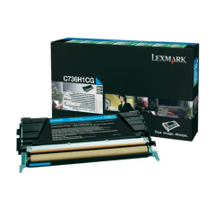 OEM Lexmark  C736 CYAN TONER RETURN CARTRIDGE Image
