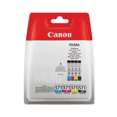 Canon CLI-571 CMYK Multi Ink Cartridge - 0386C008 Image