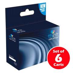 Think Alternative Epson T0487 Compatible Ink Cartridges - Pack of 6 (Own Brand) Image