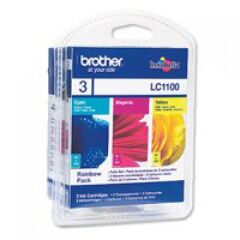 Brother LC1100RBWBP Colour Ink 3x6ml Multipack Image
