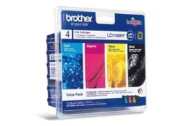 Brother LC1100VALBP Black Colour Ink 10ml 3x6ml Multipack