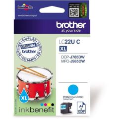 Brother LC22UC Cyan Ink 15ml Image