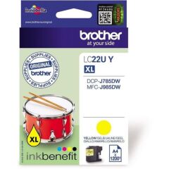 Brother LC22UY Yellow Ink 15ml Image