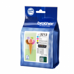Brother LC3213VAL Black Colour Ink 15ml 3x10ml Multipack Image