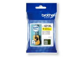 Brother LC421XLY Yellow Cartridge