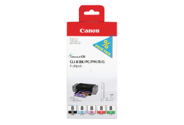 Canon CLI-8 Multi Pack Ink Cartridge 0620B027