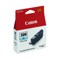 Canon PFI-300 Pro Series Photo Cyan Ink Tank 4197C001 Image