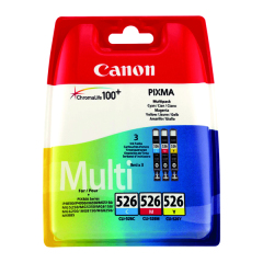Canon CLI-526 CMY Cartridge 3-Color Multipack 4541B009 Image
