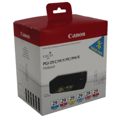 Canon PGI-29 CMY/PC/PM/R Multipack Ink Cartridges 4873B005 Image