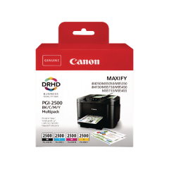 Canon PGI-2500 CMYK Ink Cartridge Multi-Pack 9290B004 Image