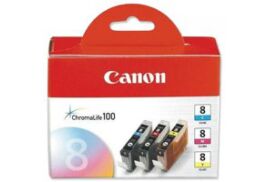 Canon 0621B029 CLI8 CMY Ink 3x13ml Multipack