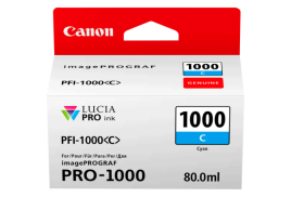 Canon 0547C001 PFI1000 Cyan Ink 80ml