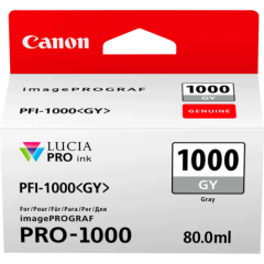 Canon 0552C001 PFI1000 Grey Ink 80ml Image
