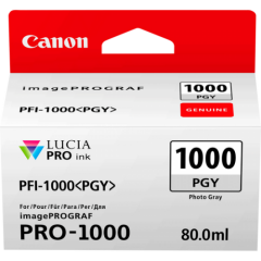 Canon 0553C001 PFI1000 Photo Grey Ink 80ml Image