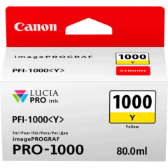 Canon 0549C001 PFI1000 Yellow Ink 80ml Image