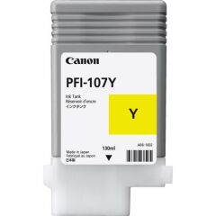 Canon 6708B001 PFI107 Yellow Ink 130ml Image