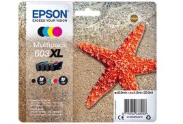 Epson 603XL Starfish Black CMY High Yield Ink Cartridge 8.9ml 3x 4ml - C13T03A64010
