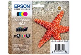 Epson 603 Starfish Black CMY Standard Capacity Ink Cartridge 3.4ml 3x 2.4ml Multipack - C13T03U64010