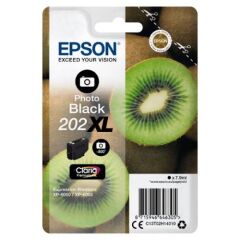 Epson 202XL Kiwi Photo Black High Yield Ink Cartridge 8ml - C13T02H14010 Image