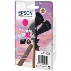 Epson 502XL Binoculars Magenta High Yield Ink Cartridge 6ml - C13T02W34010 Image