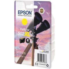 Epson 502XL Binoculars Yellow High Yield Ink Cartridge 6ml - C13T02W44010 Image