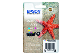 Epson Starfish 603 CMY Ink Cartridge Multipack C13T03U54010