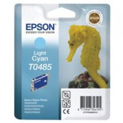 Epson T0485 Seahorse Light Cyan Standard Capacity Ink Cartridge 13ml - C13T04854010 Image