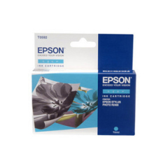 Epson T0592 Lily Cyan Standard Capacity Ink Cartridge 13ml - C13T05924010 Image