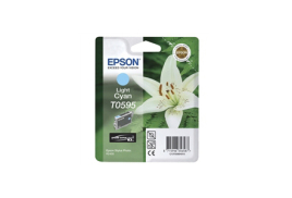 Epson T0595 Lily Light Cyan Standard Capacity Ink Cartridge 13ml - C13T05954010