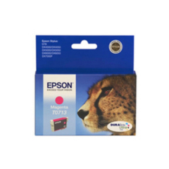 Epson T0713 Cheetah Magenta Standard Capacity Ink Cartridge 6ml - C13T07134012 Image