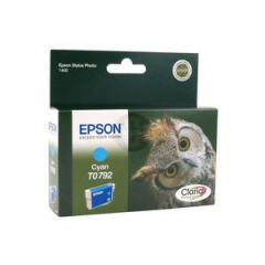 Epson T0792 Owl Cyan High Yield Ink Cartridge 11ml - C13T07924010 Image