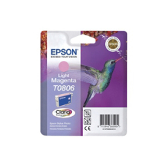 Epson T0806 Hummingbird Light Magenta Standard Capacity Ink Cartridge 7ml - C13T08064011 Image