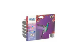 Epson T0807 Hummingbird 6 Colour Standard Capacity Ink Cartridge 6x7ml Multipack - C13T08074011