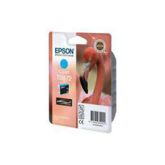 Epson T0872 Flamingo Cyan Standard Capacity Ink Cartridge 11ml - C13T08724010 Image