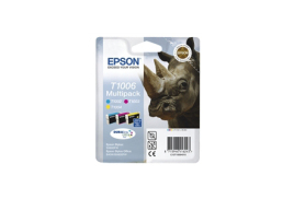Epson T1006 Rhino Colour High Yield Ink Cartridge 3x11ml Multipack - C13T10064010