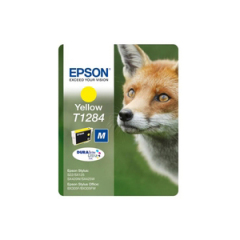 Epson T1284 Fox Yellow Standard Capacity Ink Cartridge 3.5ml - C13T12844012 Image