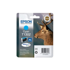 Epson T1302 Stag Cyan High Yield Ink Cartridge 10ml - C13T13024012 Image