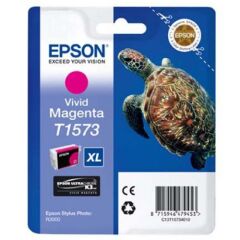 Epson T1573 Turtle Magenta Standard Capacity Ink Cartridge 26ml - C13T15734010 Image