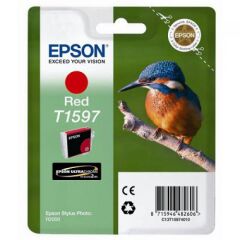 Epson T1597 Kingfisher Red Standard Capacity Ink Cartridge 17ml - C13T15974010 Image