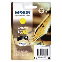 Epson 16XL Pen and Crossword Yellow High Yield Ink Cartridge 6.5ml - C13T16344012 Image