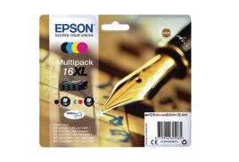Epson 16XL Pen and Crossword Black CMY Colour High Yield Ink Cartridge 13ml 3x6.5ml Multipack - C13T16364012