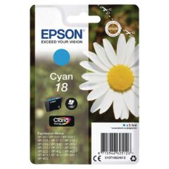 Epson 18 Daisy Cyan Standard Capacity Ink Cartridge 3ml - C13T18024012 Image