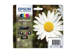 Epson 18 Daisy Black CMY Colour Standard Capacity Ink Cartridge 5ml 3x3ml Multipack - C13T18064012