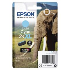 Epson 24XL Elephant Light Cyan High Yield Ink Cartridge 10ml - C13T24354012 Image