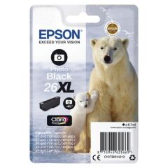 Epson 26XL Polar Bear Photo Black High Yield Ink Cartridge 9ml - C13T26314012 Image