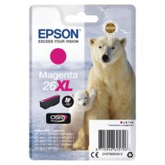 Epson 26XL Polar Bear Magenta High Yield Ink Cartridge 10ml - C13T26334012 Image