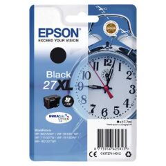 Epson 27XL Alarm Clock Black High Yield Ink Cartridge 18ml - C13T27114012 Image