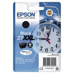 Epson 27XXL Alarm Clock Black Extra High Yield Ink Cartridge 34ml - C13T27914012 Image