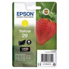 Epson 29 Strawberry Yellow Standard Capacity Ink Cartridge 3ml - C13T29844012 Image