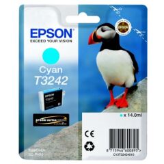 Epson T3242 Puffin Cyan Standard Capacity Ink Cartridge 14ml - C13T32424010 Image